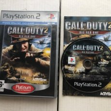 Videojuegos y Consolas: CALL OF DUTY 2 BIG RED ONE CAJA PLATINO JUEGO NORMAL - PS2 PLAYSTATION TWO PLAY STATOIN 2 KREATEN. Lote 366322641