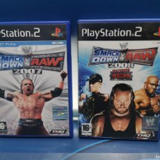 Videojuegos y Consolas: VIDEOJUEGO PS2 PLAYSTATION 2-WWE SMACK DOWN VS RAW 2007 Y 2008 BUEN ESTADO. Lote 366740961
