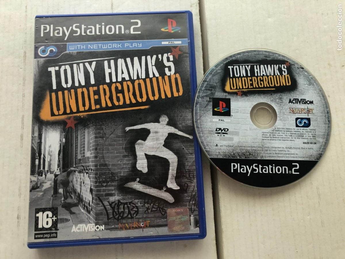 Tony Hawk's Underground 1 - Jeu PS2 Français Complet - Skateboard, Manuel Inclus, Très Bon état