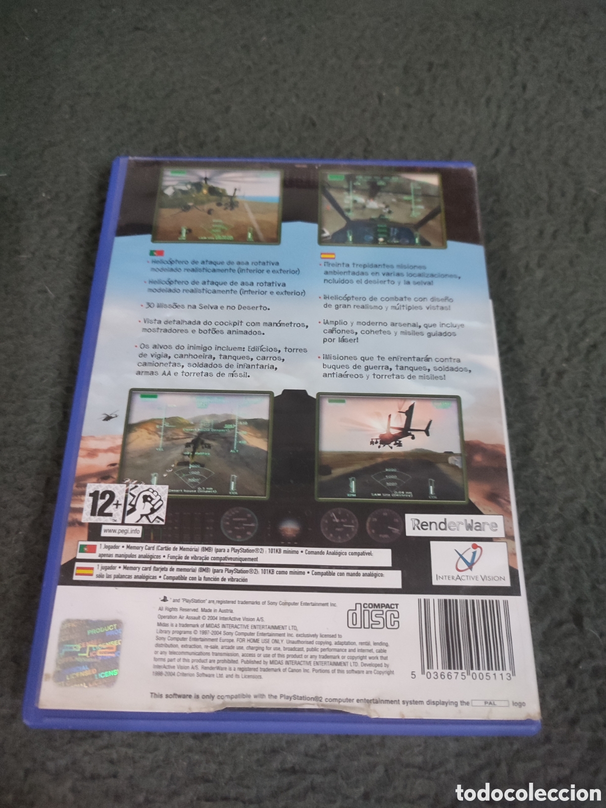 Videojuegos y consolas: Operation Air assault ps2 playstation 2 midas - Foto 2