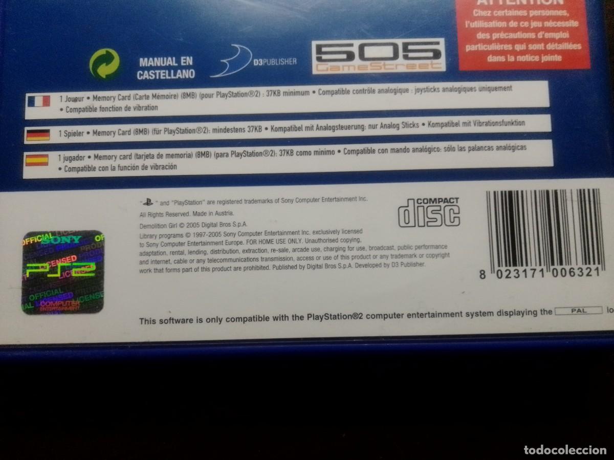 Videojuegos y consolas: Demolition Girl PS2. Completo - Foto 2