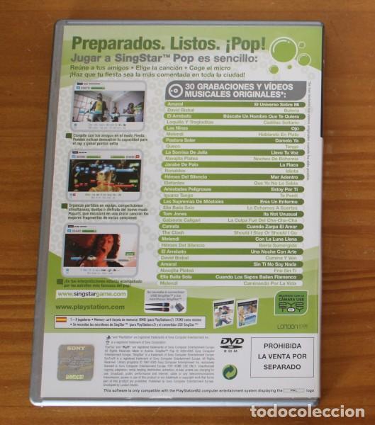 Videojuegos y consolas: PS2 SINGSTAR POP. PAL ESPA&Ntilde;A - Foto 2
