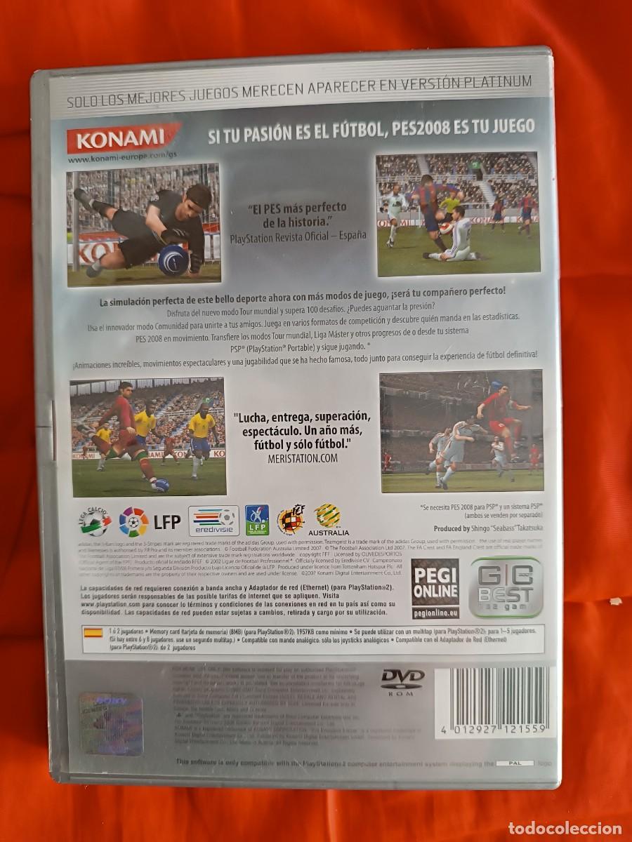Videojuegos y consolas: PES 08 PS2 PlayStation 2 - Foto 3