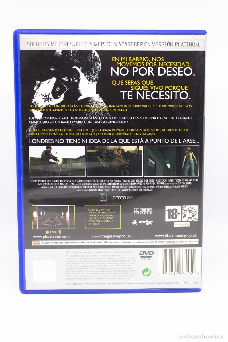 Videojuegos y consolas: THE GETAWAY: BLACK MONDAY PS2 - Foto 4