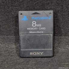 Videojuegos y Consolas: MEMORY CARD NEGRO 8MB PARA VIDEOCONSOLA RETRO - SONY PLAYSTATION PS2 - OBSERVAR FOTOS / CAA 22.954