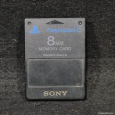 Videojuegos y Consolas: MEMORY CARD 8MB NEGRA PARA CONSOLA - SONY PLAYSTATION PS2 - OBSERVAR FOTOS / CAA 22.961