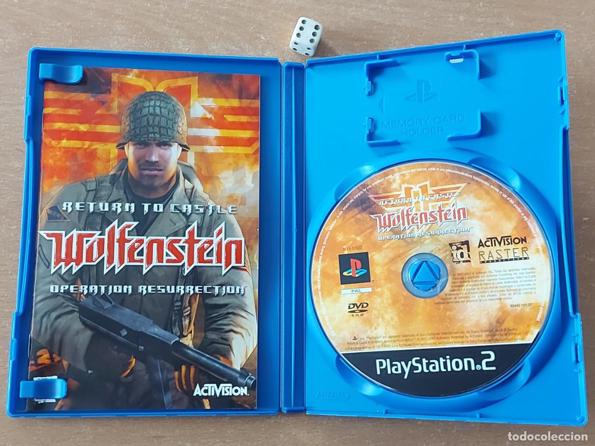 Videojuegos y consolas: RETURN TO CASTLE WOLFENSTEIN PS2 PAL ESPA&Ntilde;A COMPLETO - Foto 3