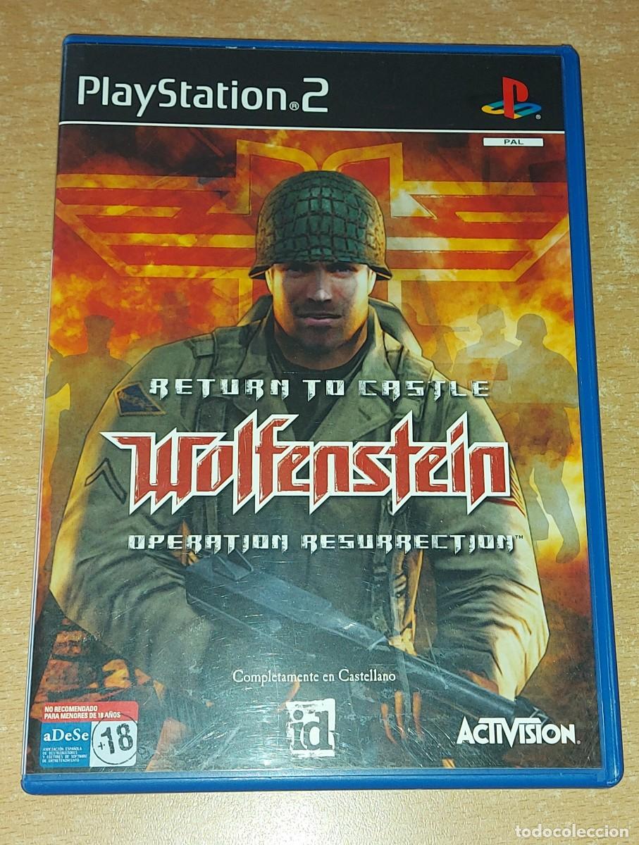 Videojuegos y consolas: RETURN TO CASTLE WOLFENSTEIN PS2 PAL ESPA&Ntilde;A COMPLETO - Foto 1