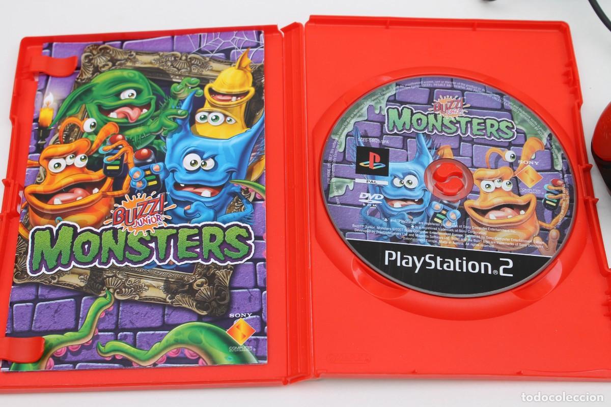 Videojuegos y consolas: BUZZ MONSTERS JUNIOR - PS2 PLAY STATION 2 + MANDOS - Foto 3