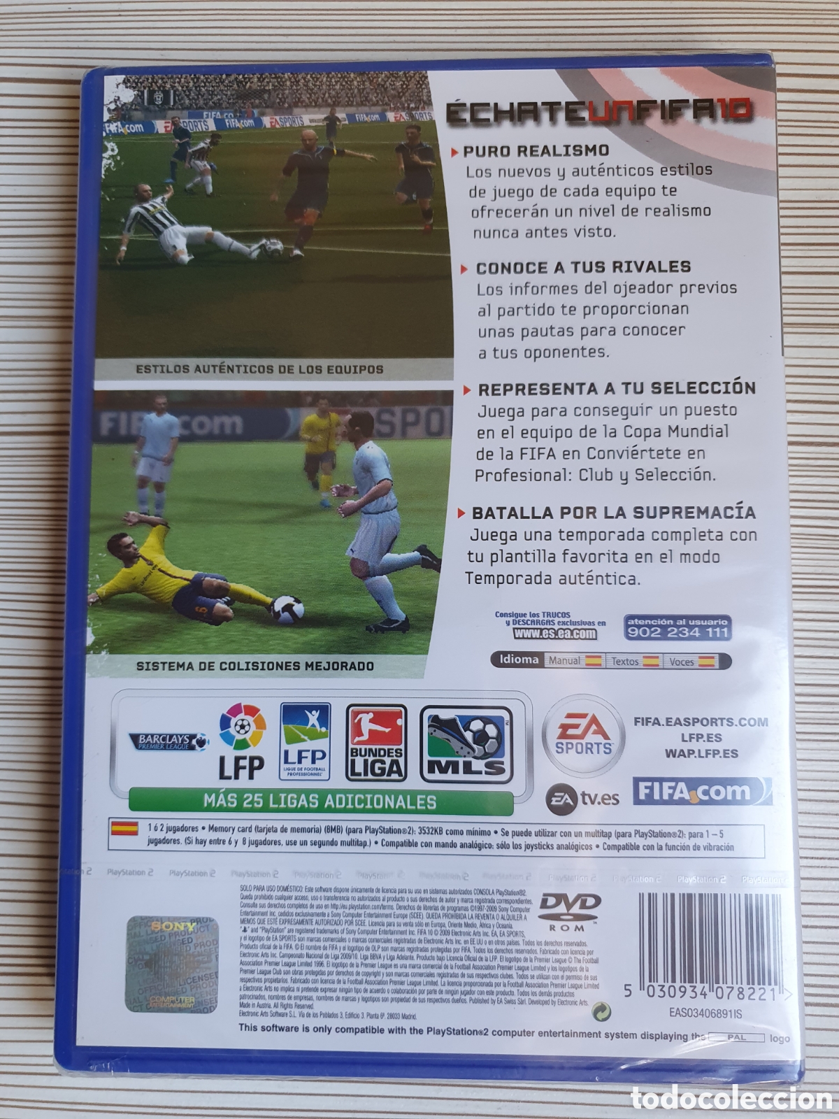 Videojuegos y consolas: FIFA 10 2010 PS2 PRECINTADO PAL ESP - Foto 3
