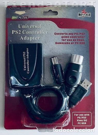 Videojuegos y consolas: UNIVERSAL PS2 CONTROLLER ADAPTER PlayStation Nintendo GameCube Microsoft XBOX PC [MAYFLASH] Joystick - Foto 1