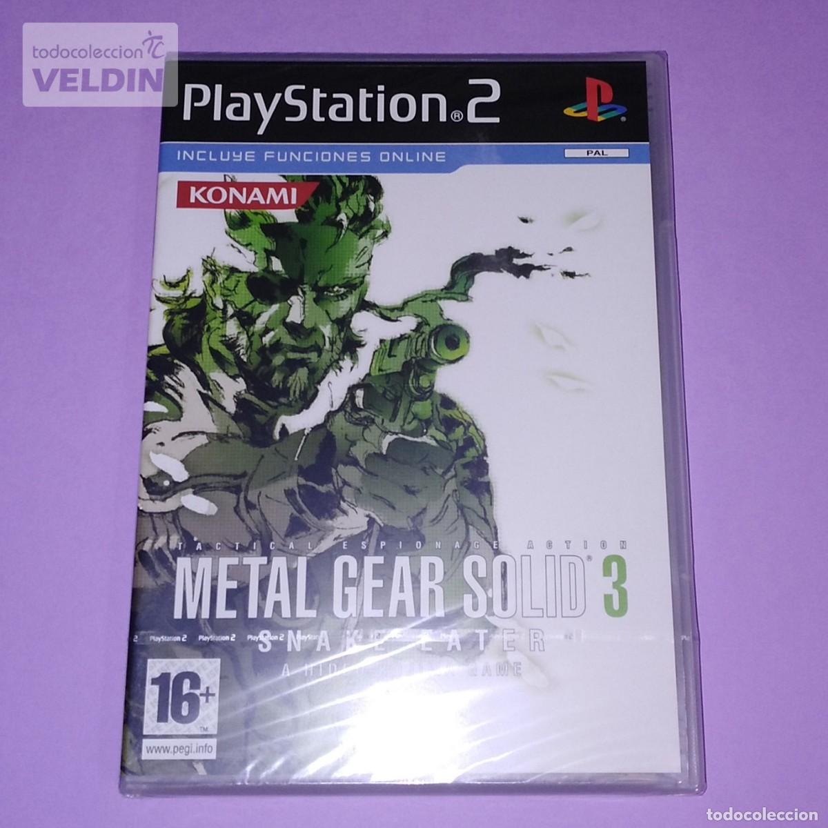 Videojuegos y Consolas: METAL GEAR SOLID 3 SNAKE EATER NUEVO PRECINTADO PAL ESPA&Ntilde;A PLAYSTATION 2 PS2