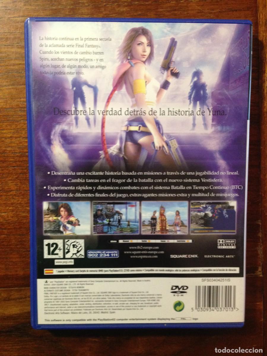 Videojuegos y consolas: FINAL FANTASY X-2 PS2 Completo, impecable - Foto 2