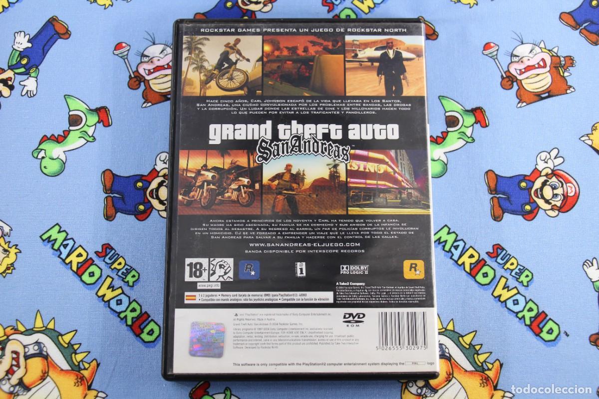 grand theft auto san andreas gta andrea ps2 pla - Comprar Videojogos e  Consolas PS2 no todocoleccion