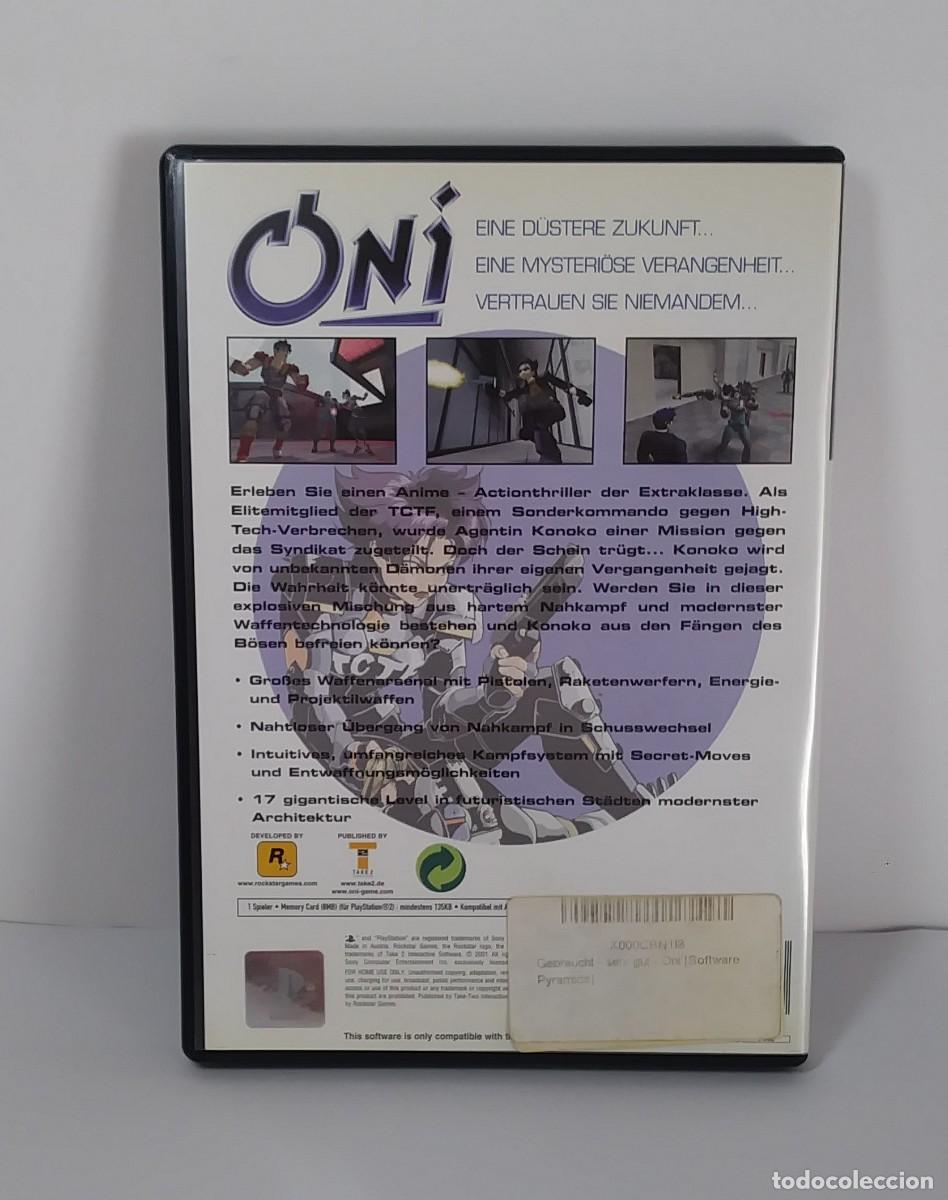 Videojuegos y consolas: ONI PS2 PAL ALEM&Aacute;N COMPLETO COMO NUEVO - Foto 3