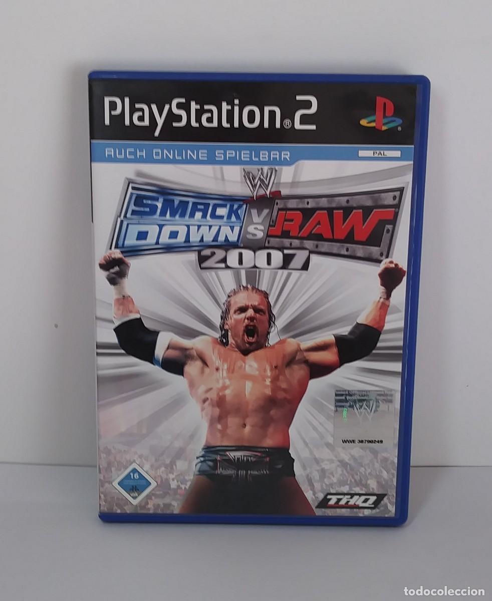 Videojuegos y consolas: SMACKDOWN VS. RAW 2007 PS2 PAL EU COMPLETO - Foto 1