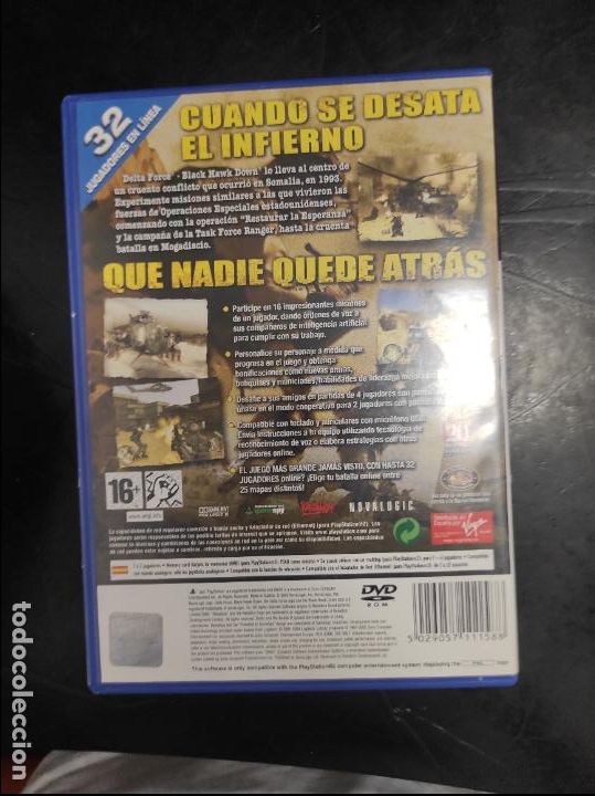 Videojuegos y consolas: DELTA FORCE BLACK HAWK DOWN SONY PLAYSTATION 2 PS2 Pal esp - Foto 3