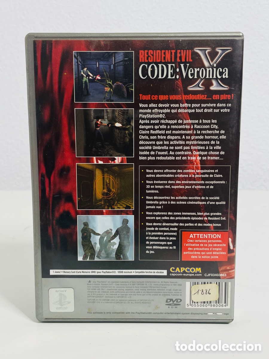 Videojuegos y consolas: Resident Evil Code Veronica X PlayStation 2 - Foto 5