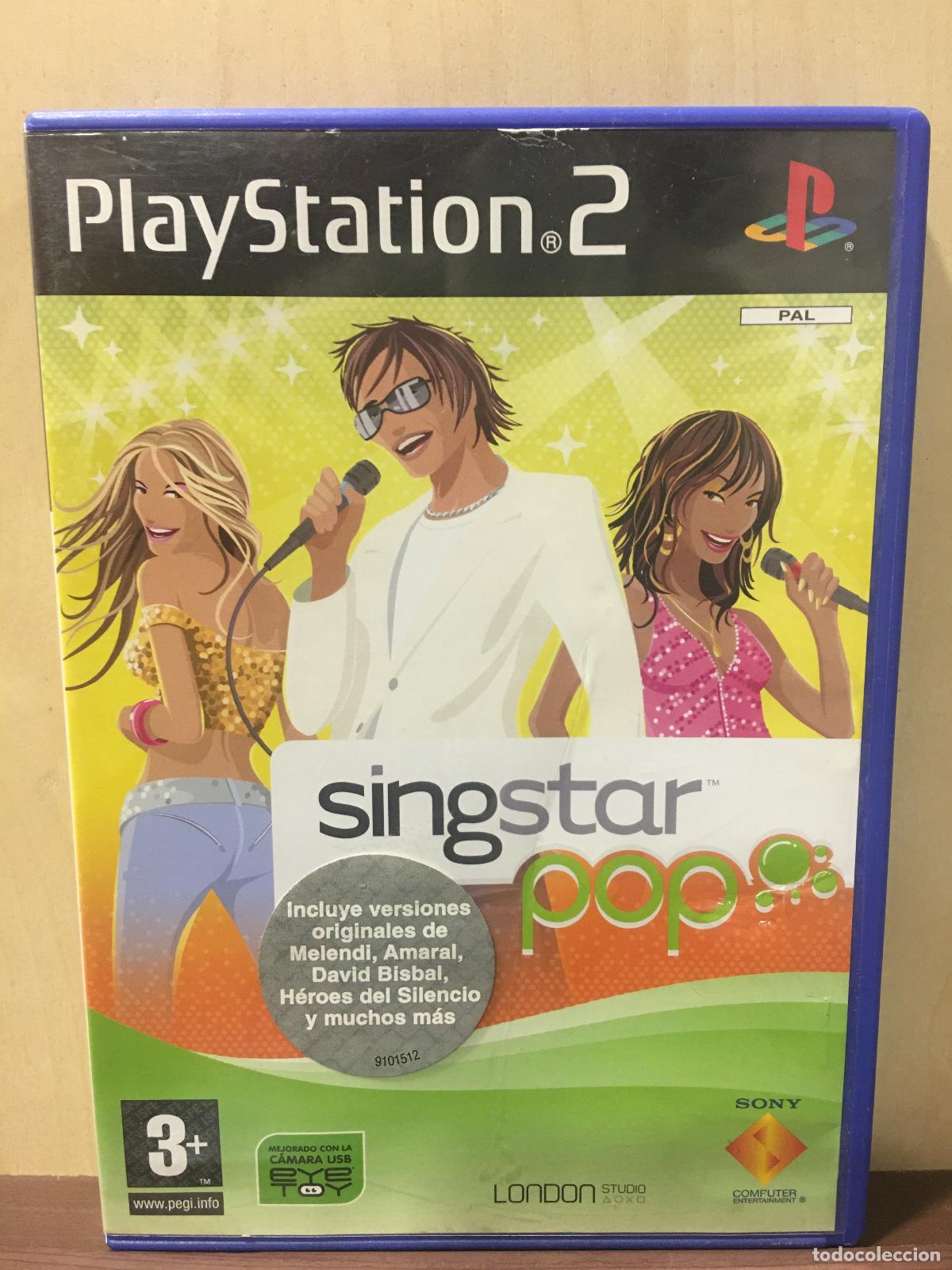Videojuegos y consolas: Singstar Pop - PS2 (2&ordf; Mano - Bueno) - Foto 1
