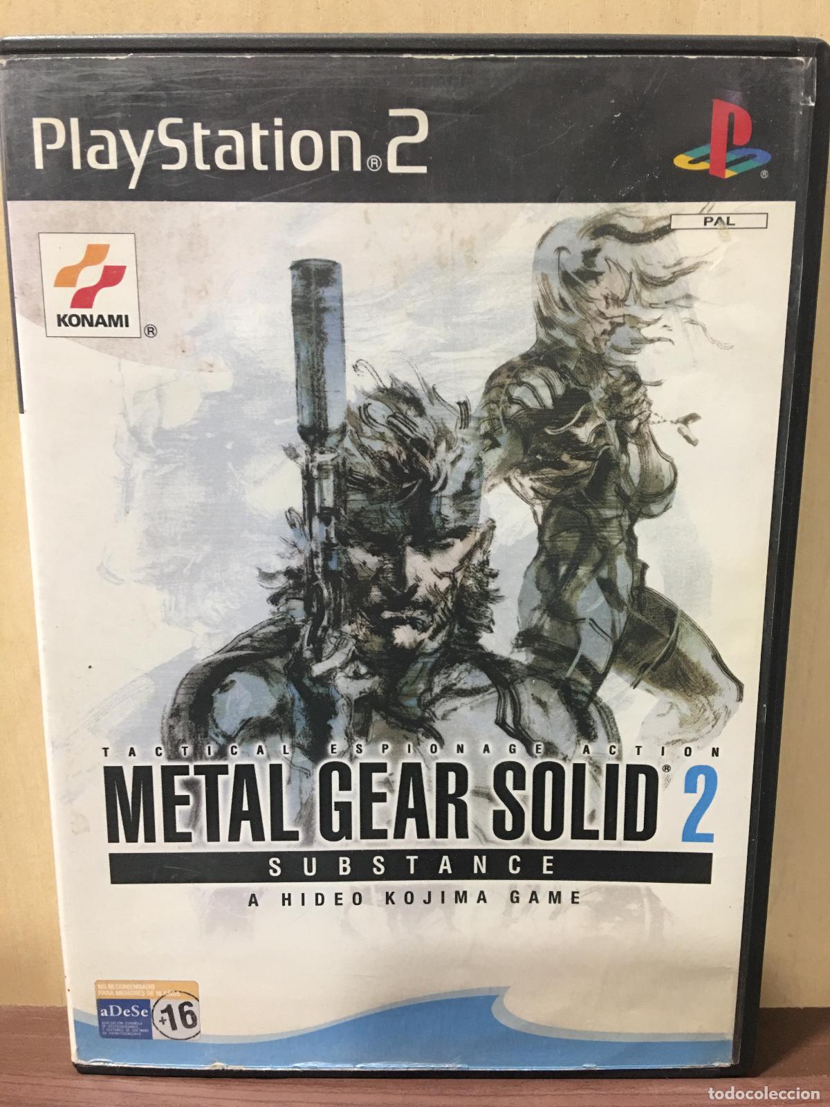 Videojuegos y consolas: METAL GEAR SOLID 2 SUBSTAN/PS2 (2&ordf; Mano - Bueno) - Foto 1