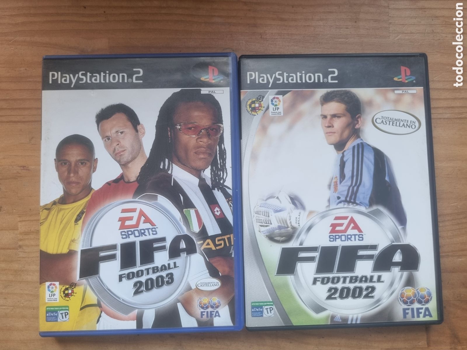 Videojuegos y consolas: FIFFA 2002 FIFFA 2003 play station 2 - Foto 1