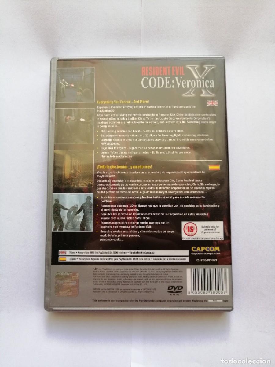 Videojuegos y consolas: Resident evil code Veronica X. Playstation 2 - Foto 2