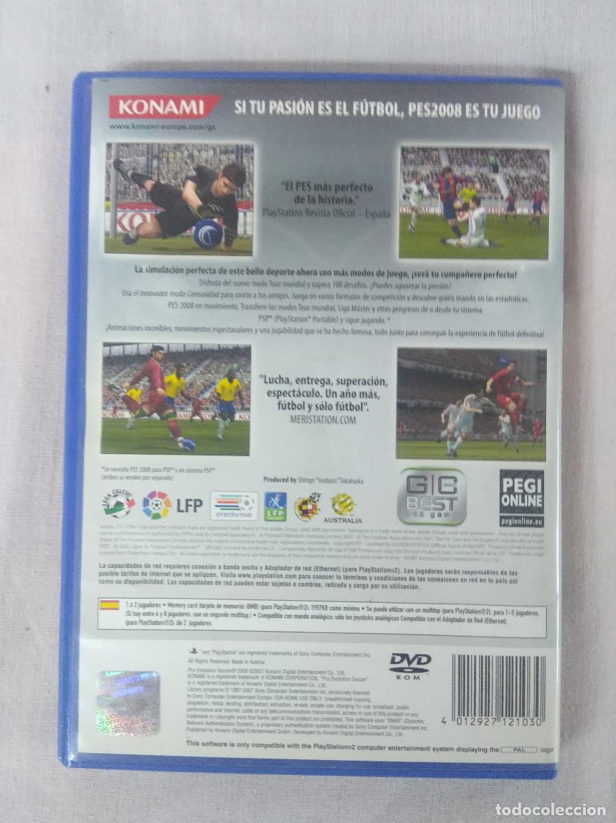 Videojuegos y consolas: PES 2008/PLAYSTATION 2. - Foto 3