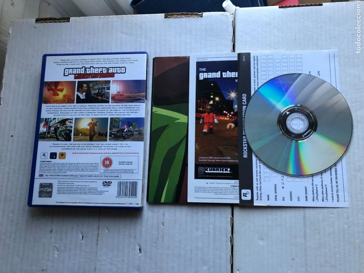Jeu GTA Liberty City Stories Pour PS2 - Version Française PAL - Boîte Seule (sans Carte)