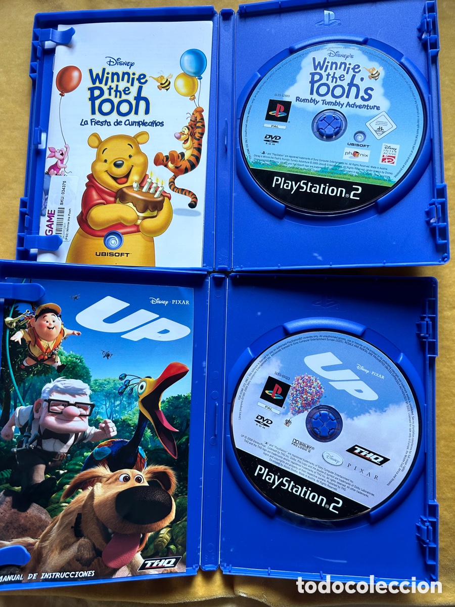 Videojuegos y consolas: Pack Ps2 Winnie The pooh/Up - Foto 3