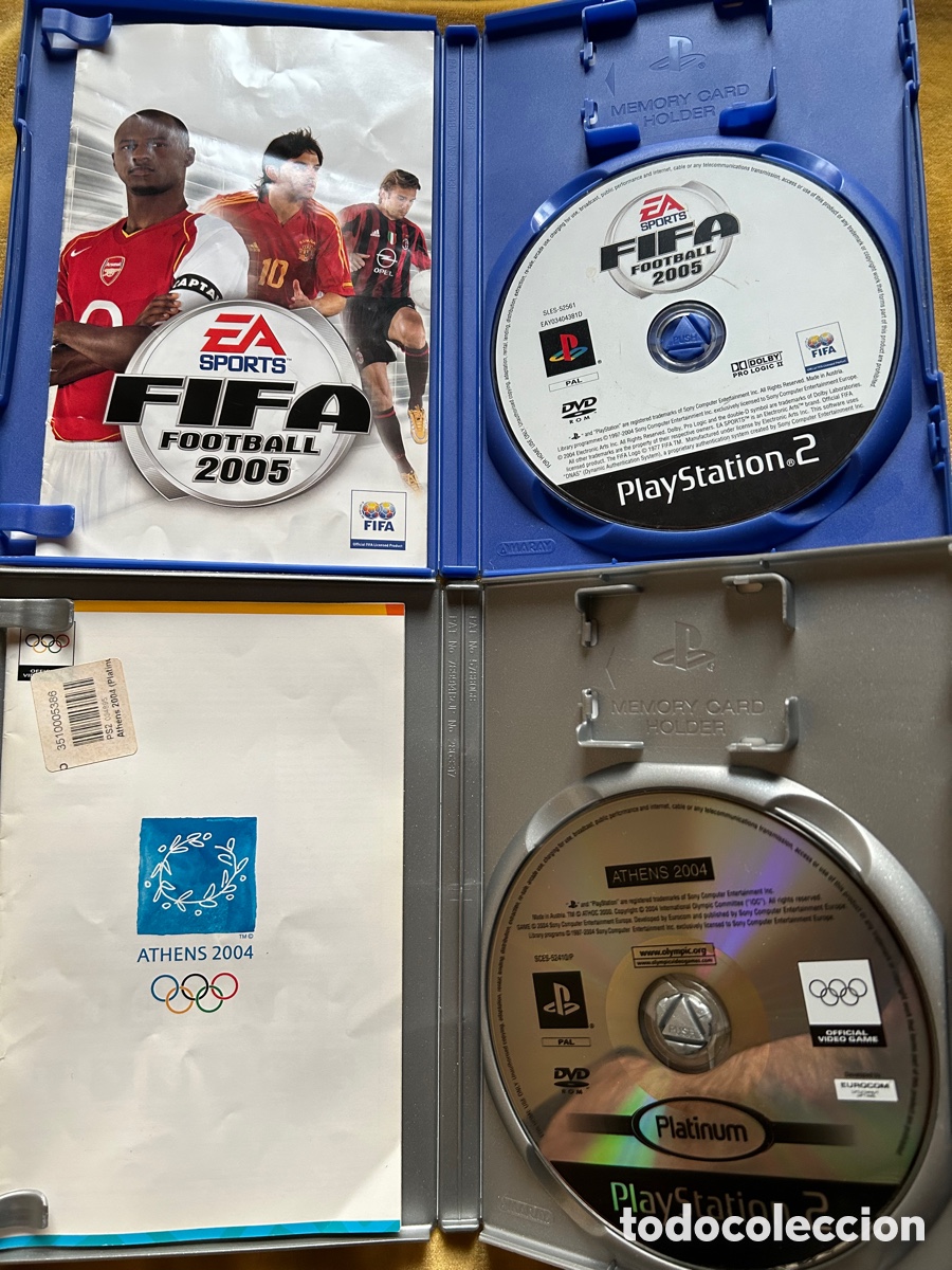Videojuegos y consolas: Pack Ps2 FIFA 2005/Athens 2004 - Foto 3