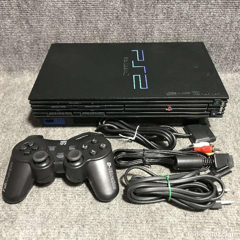  PS2 Phat Console - Black w/1 Game : Videojuegos