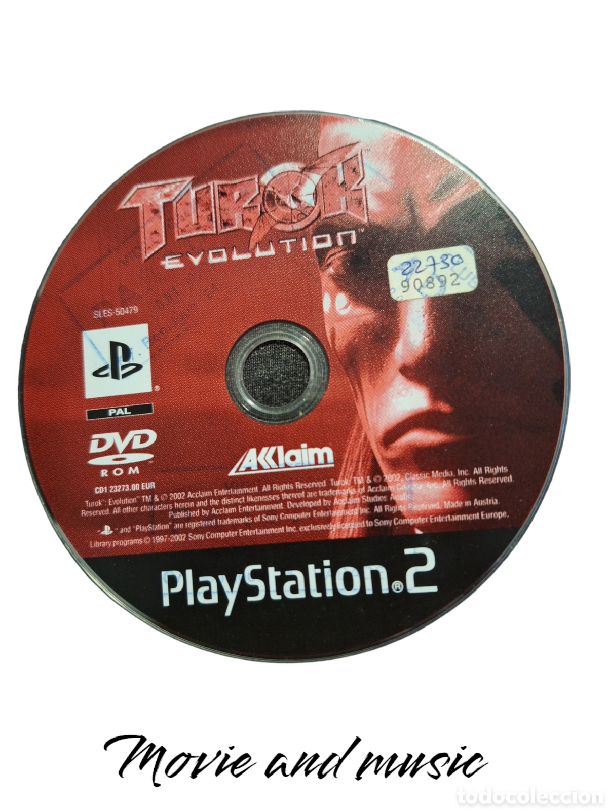Videojuegos y consolas: SD92 turok evolution PS2 SOLO DISCO - Foto 1