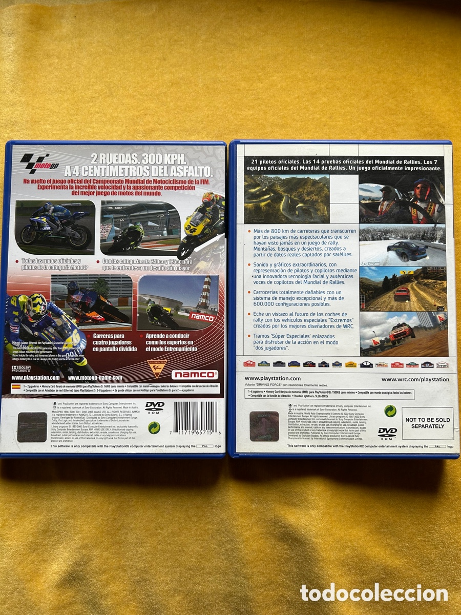 Videojuegos y consolas: Pack Ps2 MotoGp4/WRC 2 - Foto 2