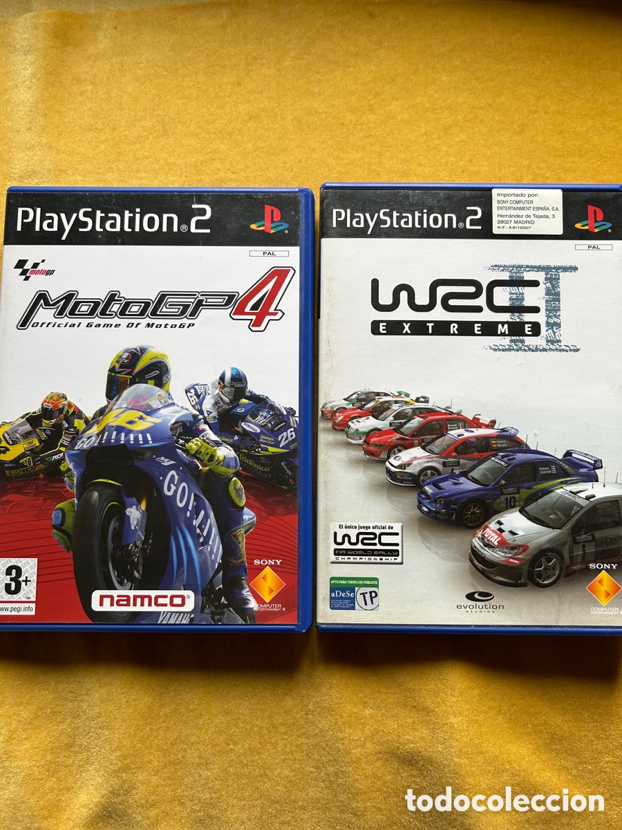 Videojuegos y consolas: Pack Ps2 MotoGp4/WRC 2 - Foto 1