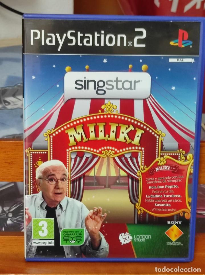 Videojuegos y consolas: SINGSTAR - MILIKI - SONY - PS2 - SING STAR (A65) - Foto 1