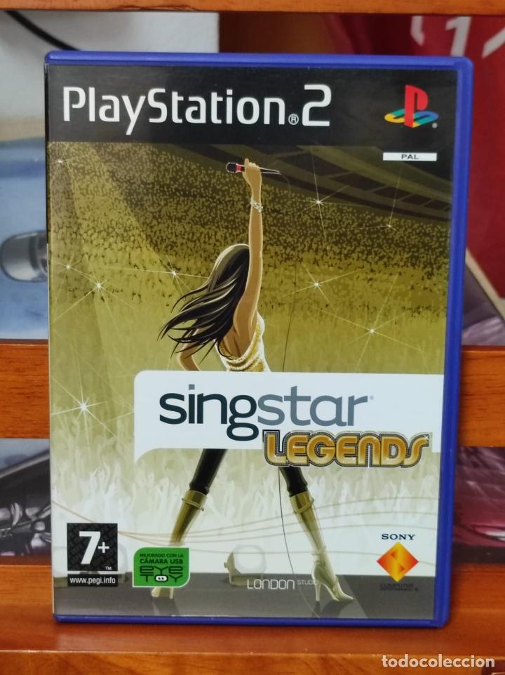 Videojuegos y consolas: SINGSTAR - LEGENDS - SONY - PS2 - SING STAR (A65) - Foto 1