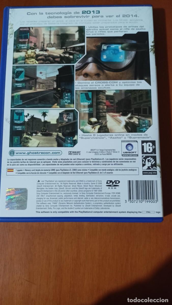 Videojuegos y consolas: Ghost Recon. Advanced Warfighter - PlayStation 2 - Foto 2