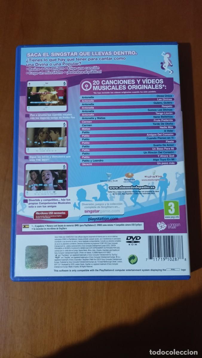 Videojuegos y consolas: Singstar Patito Feo - PlayStation 2 - Foto 2