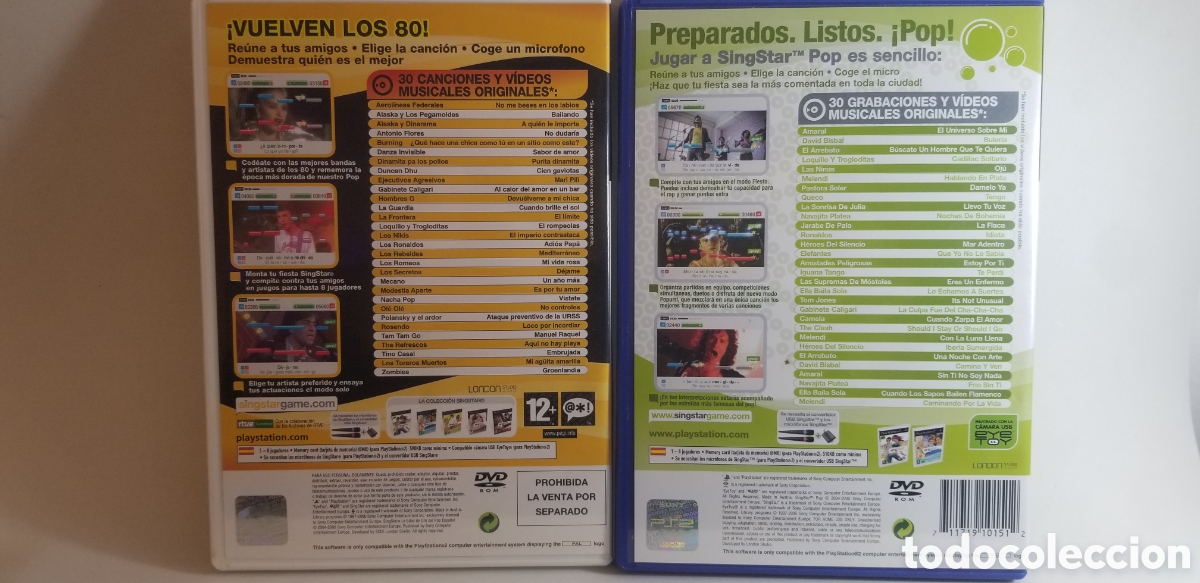 Videojuegos y consolas: SINGSTAR +POP+MICROFONOS PS2 - Foto 3