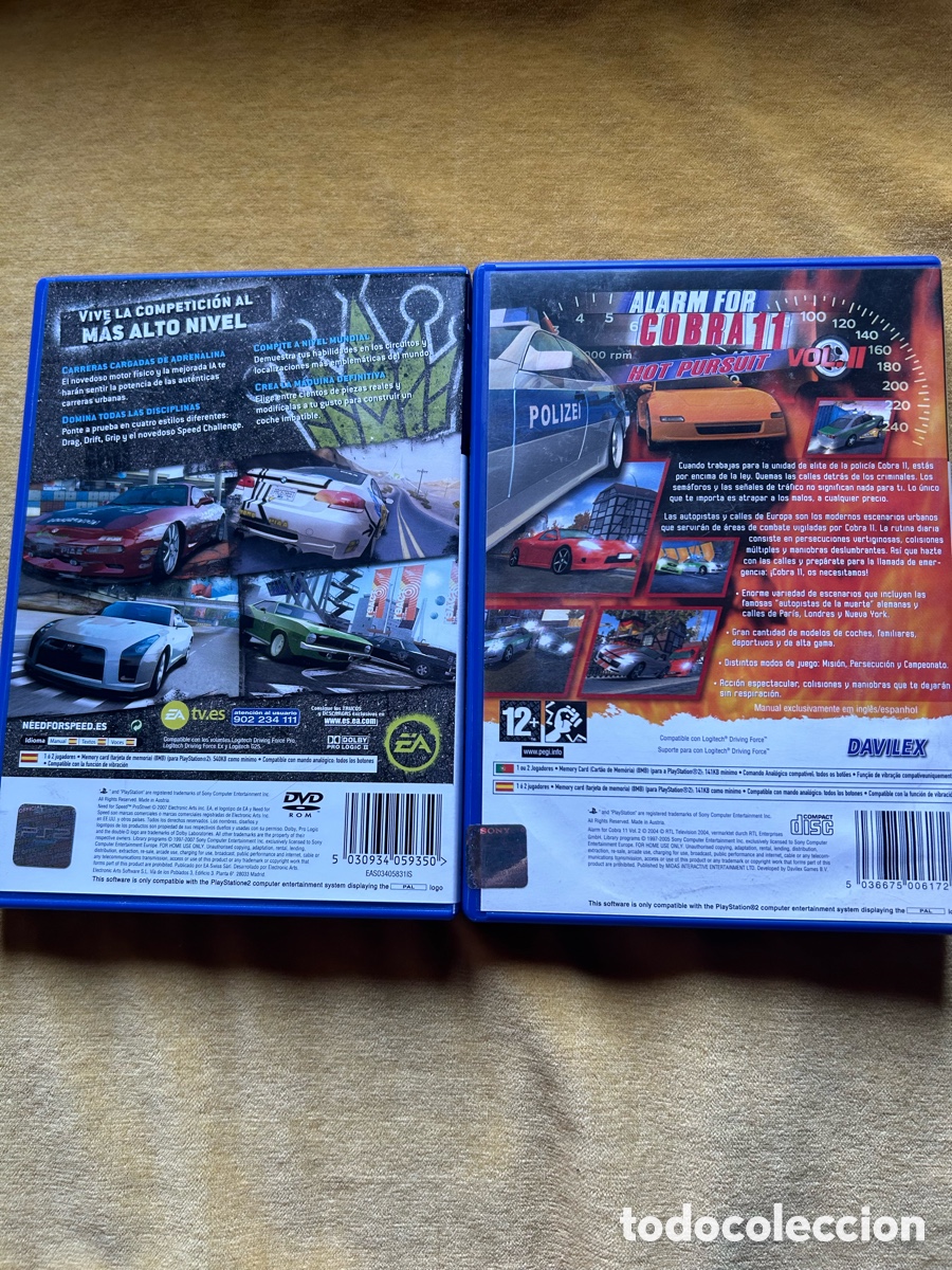 Videojuegos y consolas: Pack Ps2 NFS prostreet/Cobra 11 - Foto 2