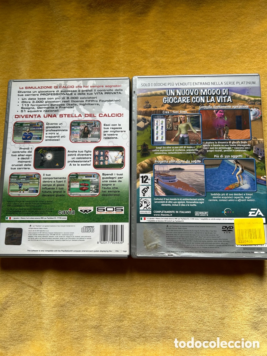 Videojuegos y consolas: Pack Ps2 Sims 2/Soccer life - Foto 2