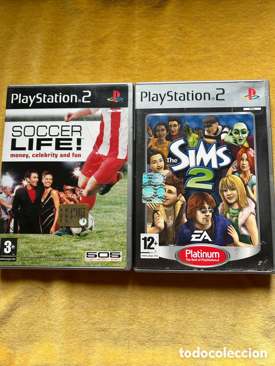 Videojuegos y consolas: Pack Ps2 Sims 2/Soccer life - Foto 1