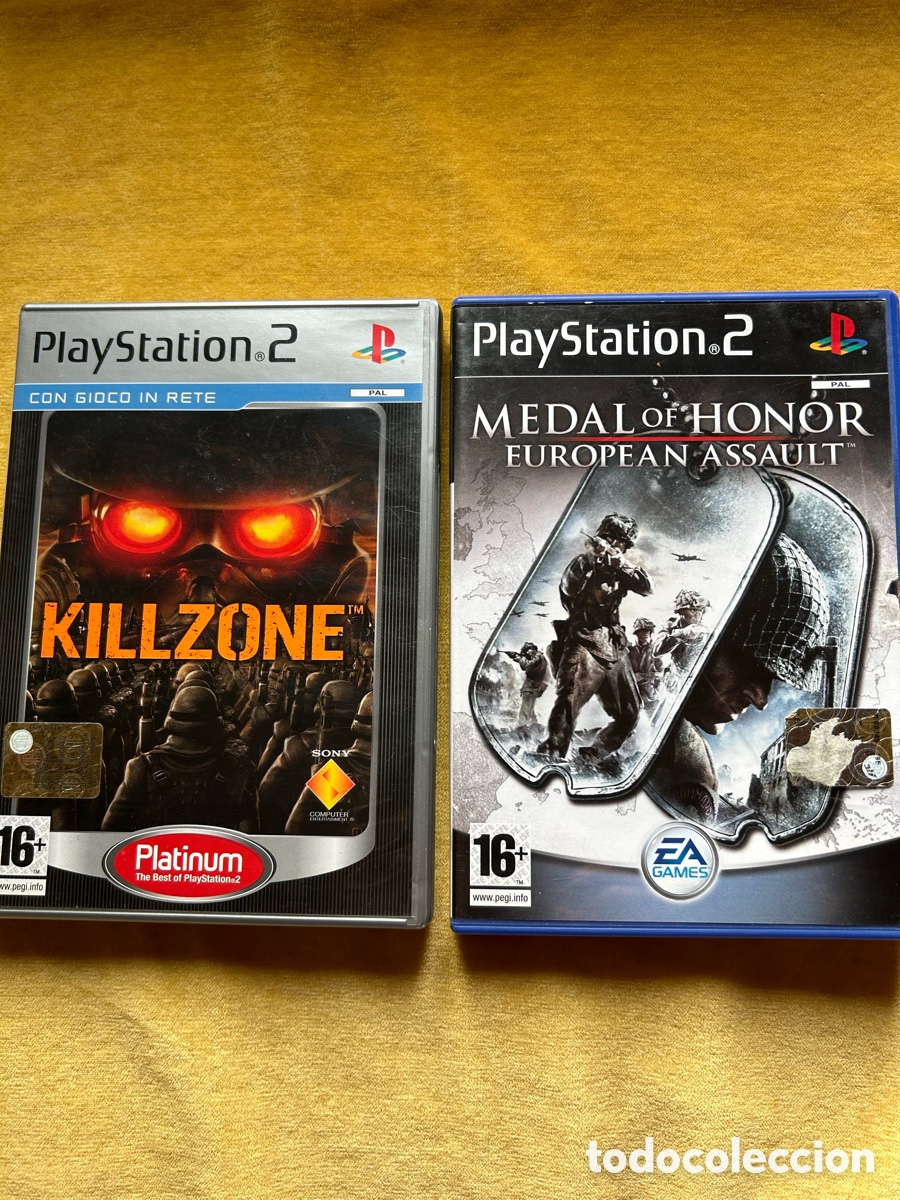 Videojuegos y consolas: Pack Ps2 Medal of honor/Killzone - Foto 1