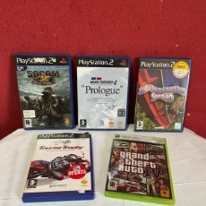 Videojuegos y Consolas: LOTE 5 JUEGOS - PS2 - XBOX360 - GTA VI - TOURIST TROPHY - SOCOM… VER LAS FOTOS.