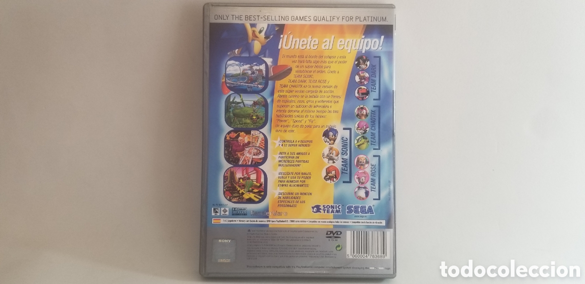 Videojuegos y consolas: SONIC HEROES - Foto 2