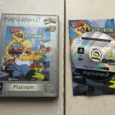 Videojuegos y Consolas: THE SIMPSONS HIT AND RUN PLATINUM - PS2 PLAYSTATION 2 PLAY STATION TWO KREATEN