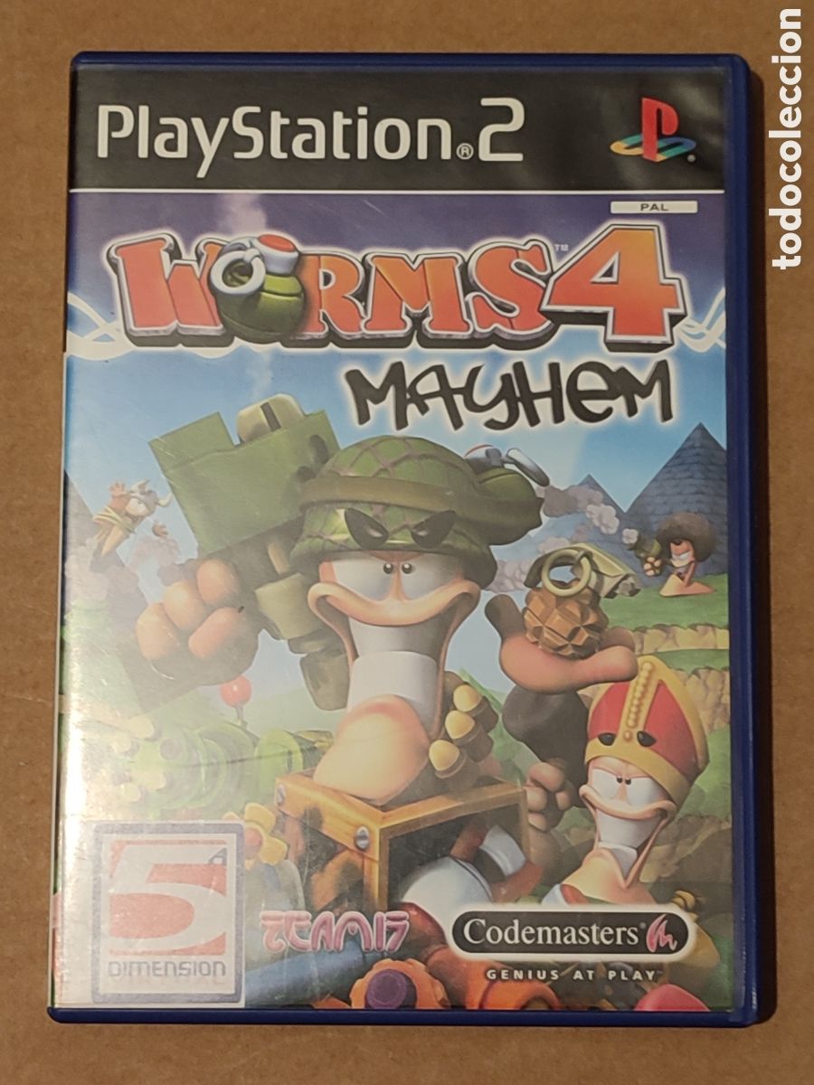 Videojuegos y consolas: JUEGO PS2 WORMS 4 MAYHEM - Foto 1