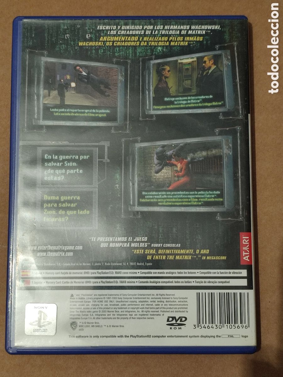 Videojuegos y consolas: JUEGO PS2 ENTER THE MATRIX - Foto 3
