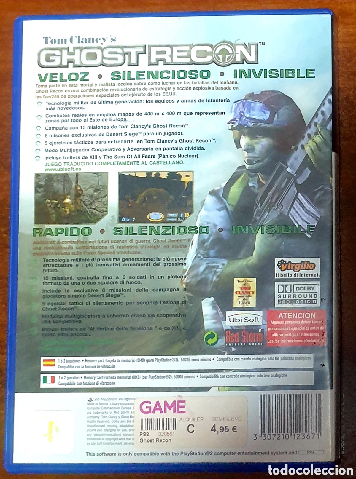 Videojuegos y consolas: PS2 Ghost Recon - Foto 2