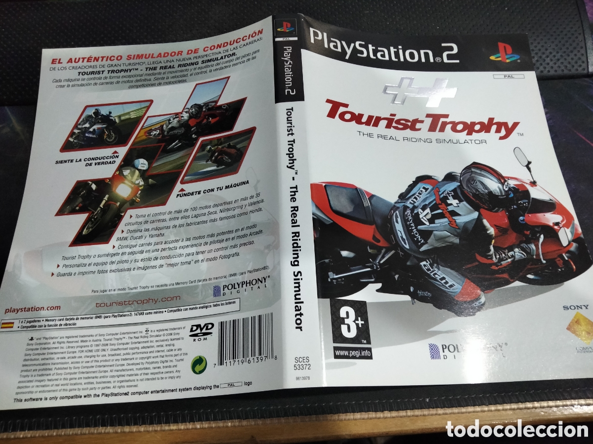 Videojuegos y consolas: Car&aacute;tula tourist trophy ps2 - Foto 1